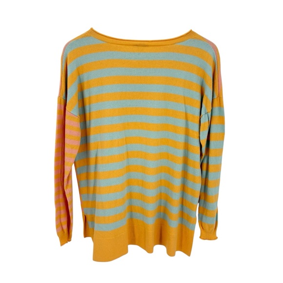 Sundance Cotton Striped Sweater Large - Picture 2 of 4